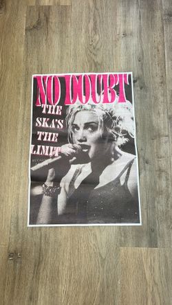 No Doubt Gwen Stefani silk wall poster