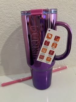 Dunkin Stainless Steel Cup With Handle