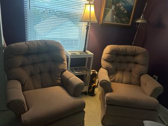 Pinkish color 2 rocking chair for both
