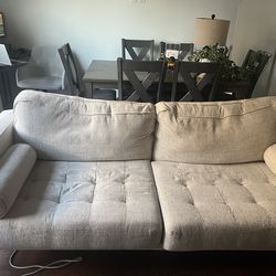 Free white/cream couch