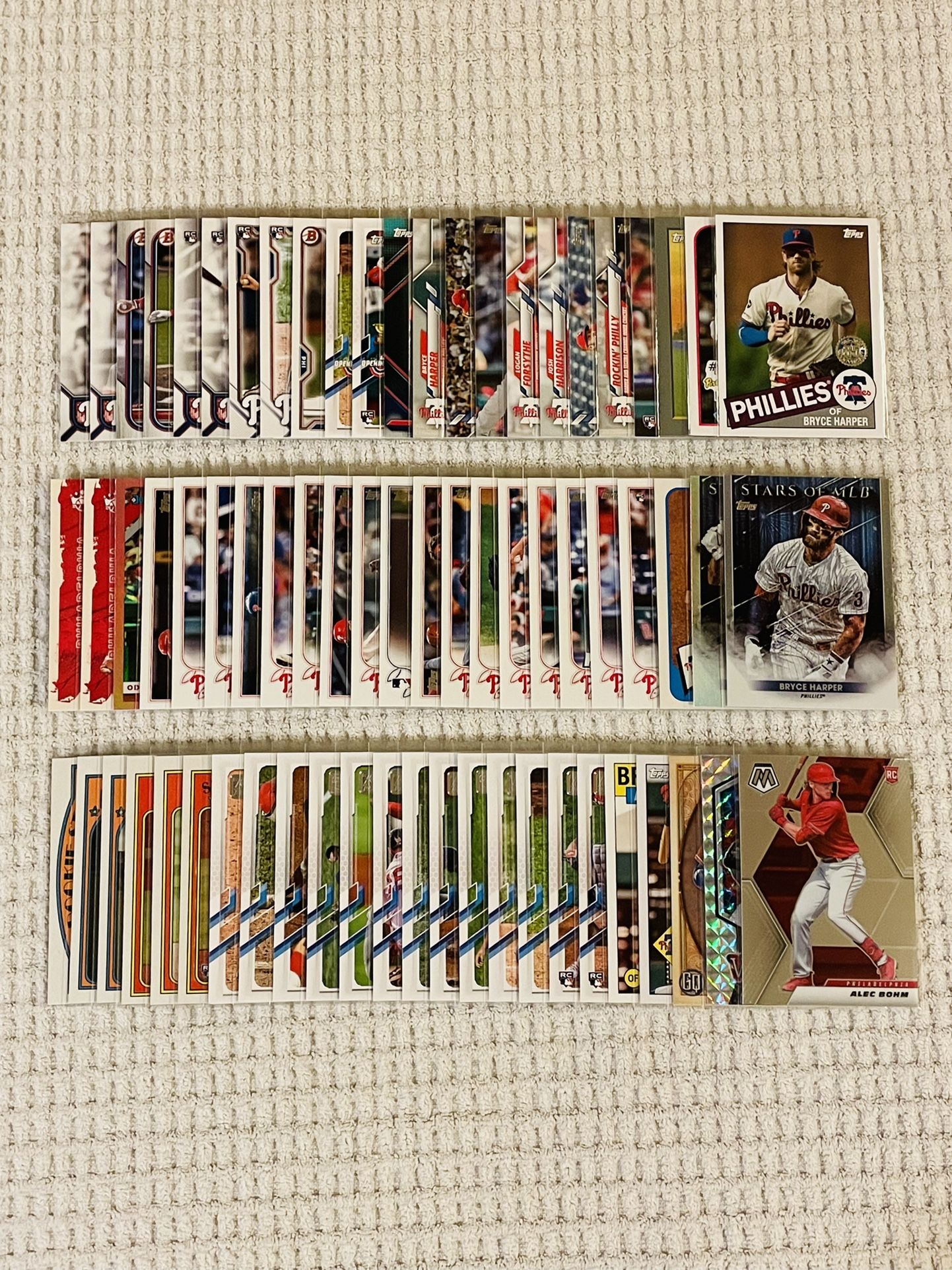 Philadelphia Phillies 70 Card Baseball Lot!
