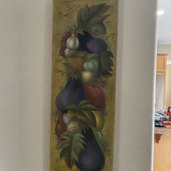 Mid Century Fruit Wall Painting