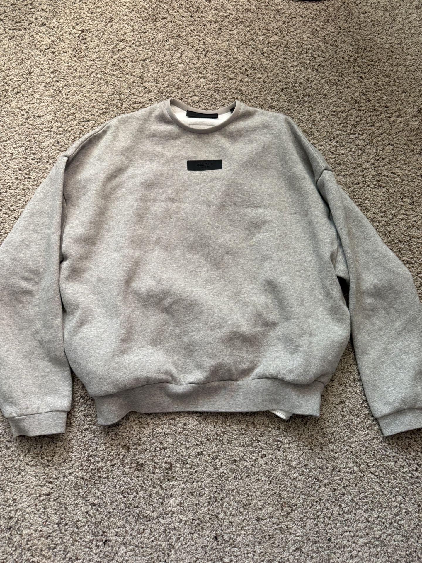 Gray Essentials Crewneck