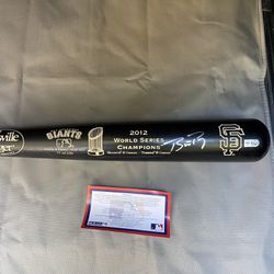 2012 World Series Limited Edition /250 Signed Buster Posey Bat Mlb Certified!!!