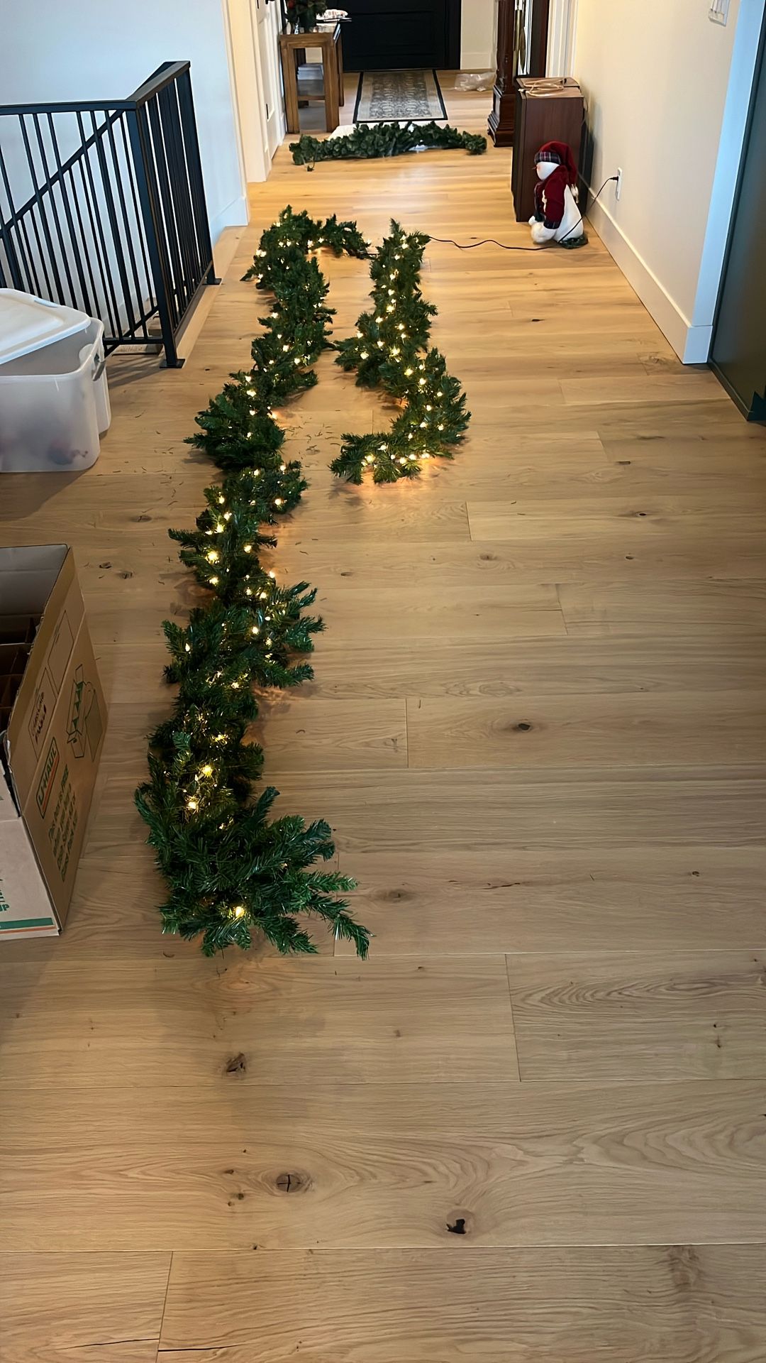 Christmas Garland With Lights