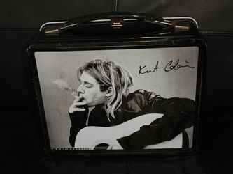 Kurt Cobain Metal Lunch Box Tin
