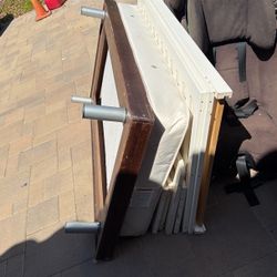 Free White Crib With Mattress 