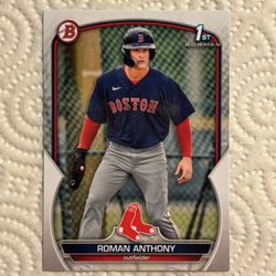 2023 Bowman Roman Anthony 1st Bowman Baseball Card