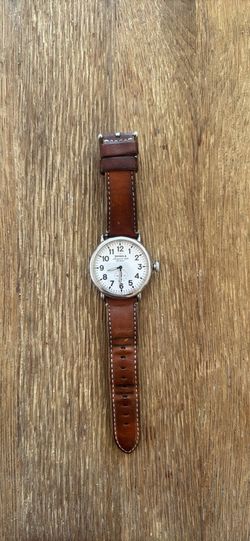SHINOLA RUNWELL WATCH (white)