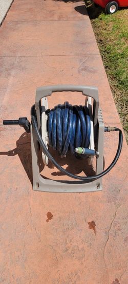 Hose Rail, 50 feet hose and hose Nozzle
