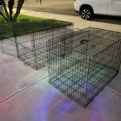 Two Large Dog Crates