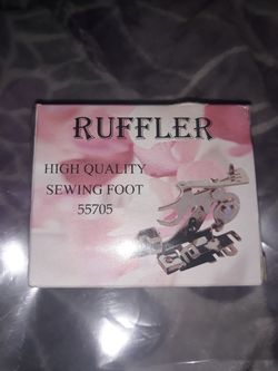 Sewing foot ruffler