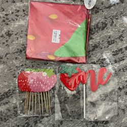 Strawberry Themed Party Supplies