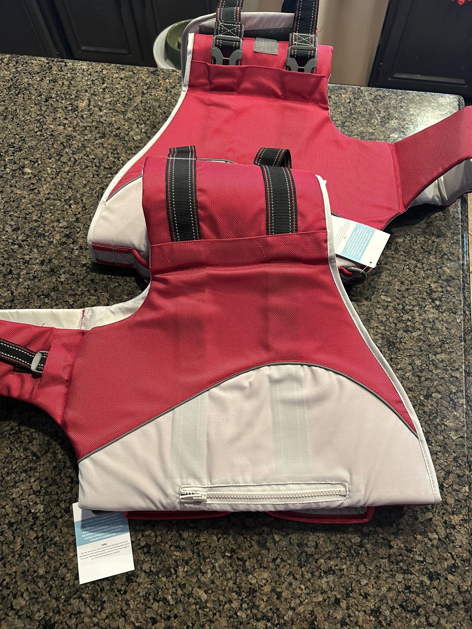 Rugged XLARGE Dog Life Jackets (2)