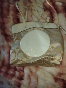 Vintage Coach Signature Tote Bag