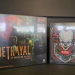 Betrayal at House on the Hill 3rd Edition Board Game & The Evil of Pennywise Expansion – New/Sealed