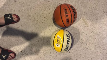 Lakers basketball And indoor/outdoor Ball 