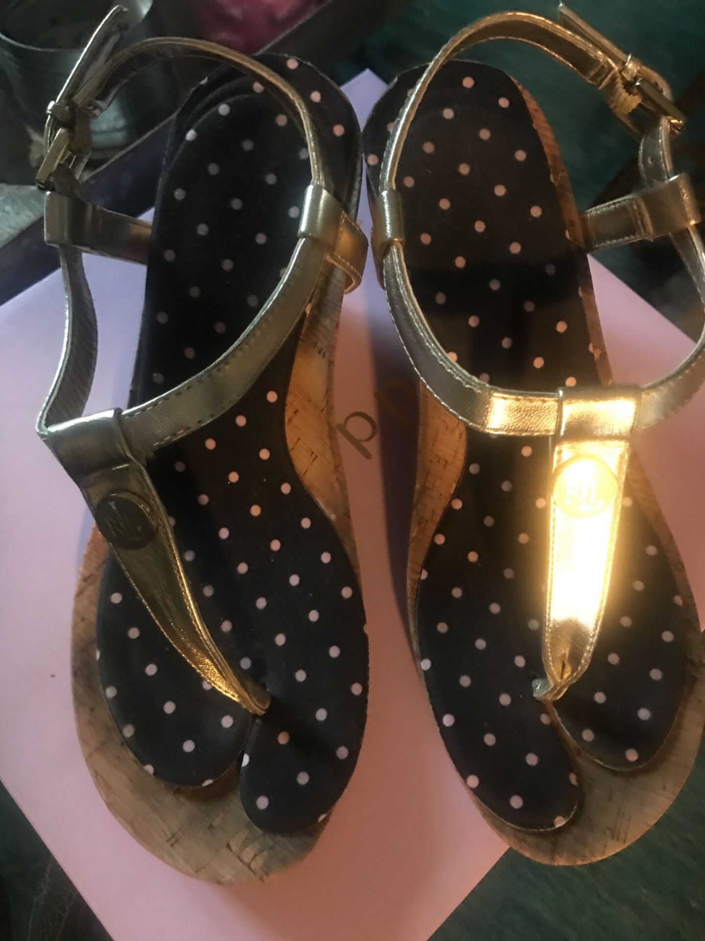 Ralph Lauren wedge shoes