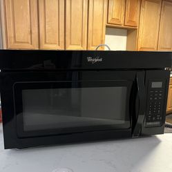 Whirlpool Microwave  Over The Stove Model WMH31017AB (+FREE Working Gas Stove)