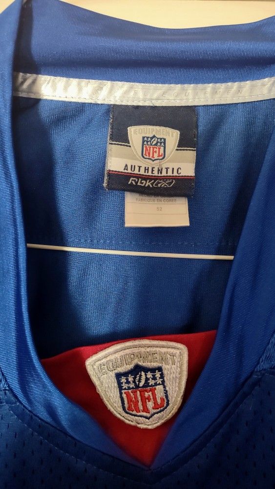 Vintage Reebok NFL New York Giants Justin Tuck #91 Jersey Size 52.