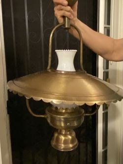Vintage Bronze Hanging Lamp