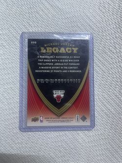 08-09 Upperdeck Michael Jordan Legacy 261!!!