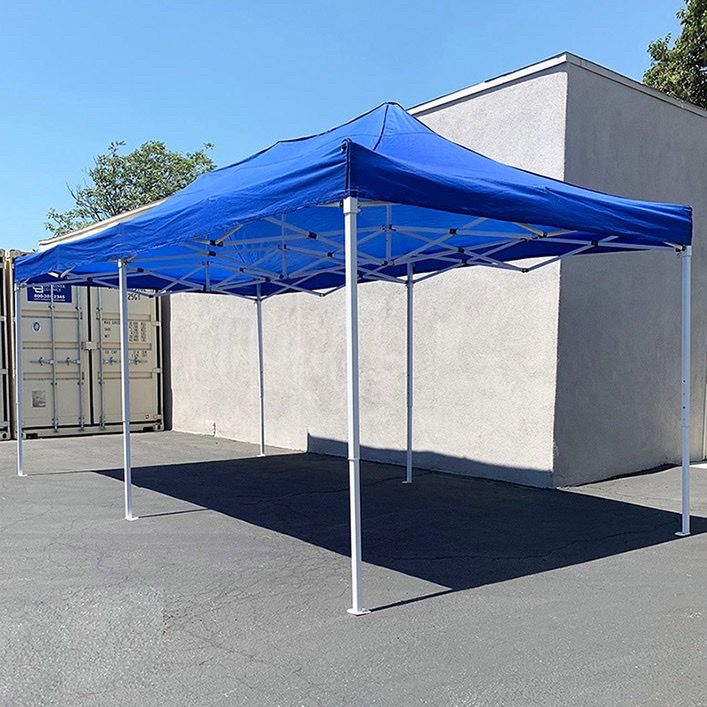 (NEW) $200 Heavy Duty 10x20 FT Ez Pop Up Canopy Outdoor Party Tent Instant Shades w/ Carry Bag