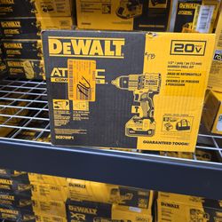 DEWALT Atomic 20V MAX XR Brushless Cordless 1/2 in. Drill /Driver Kit DCD799P1