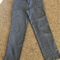 Cute White Stag Blue Jeans size 8