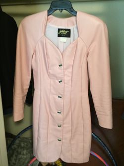 Pink Leather Dress size 6