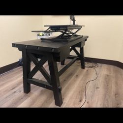 Yosemite Solid Wood Desk & Filing Cabinet 