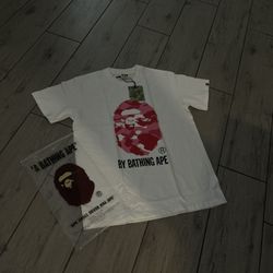 Pink bape shirt