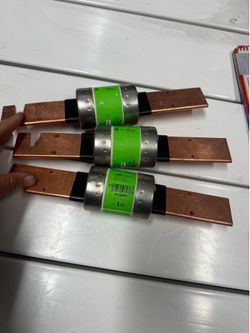 ⚡ Bussmann Fusetron FRS-R-400 400 Amp Industrial Fuses – Lot of 3 ⚡