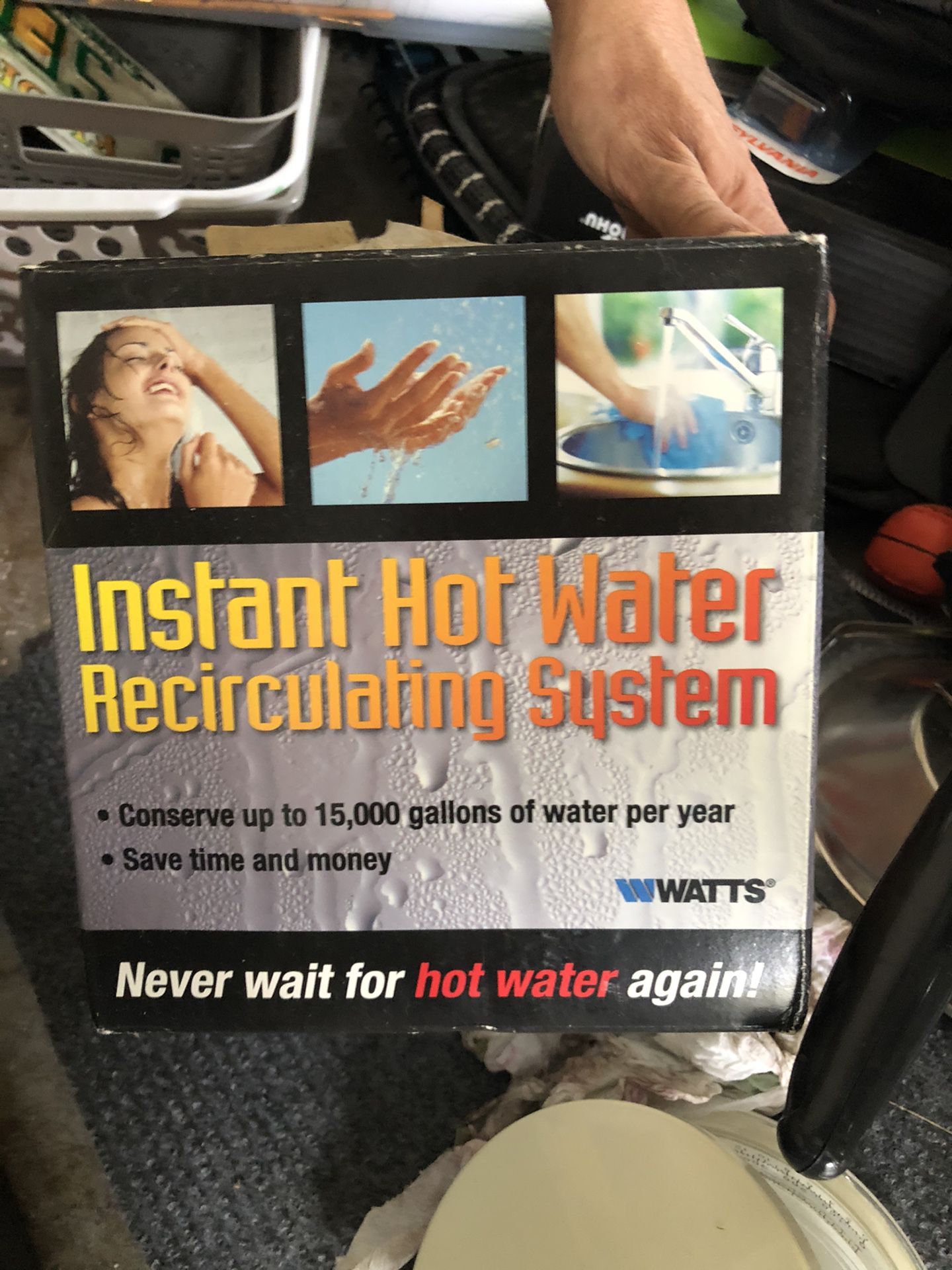 Instant hot water recirculating system