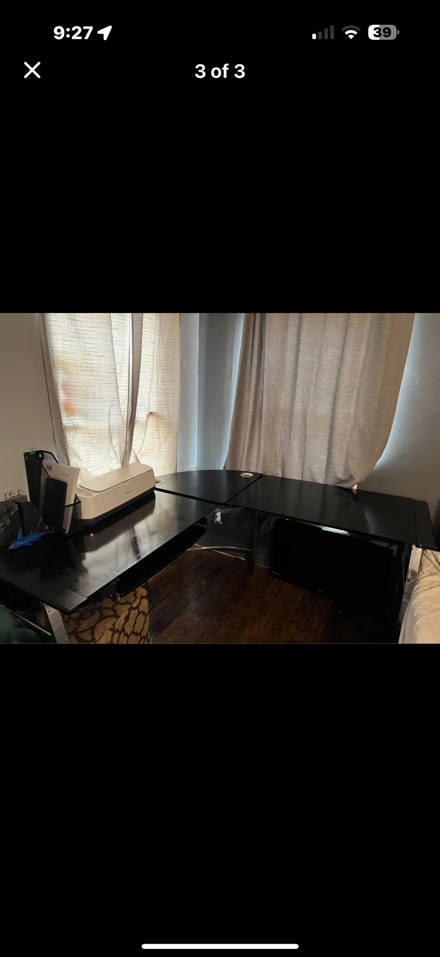 Glass Desk