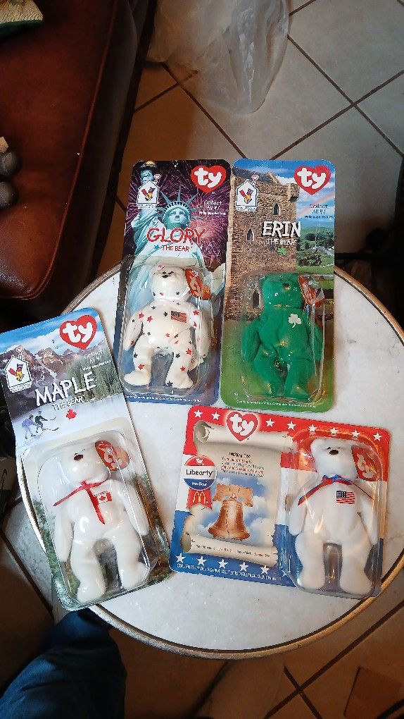 Ty Beanie Vintage Lot Of 4