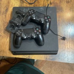 PS4 With Two Controllers