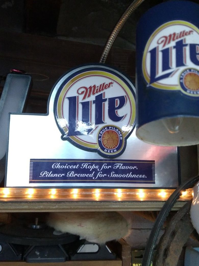 Miller Lite Bar Light