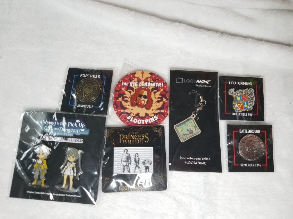 Assorted Loot Crate Pins