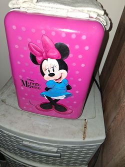 Minnie mouse mini fridge