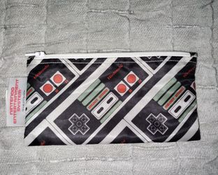 Nintendo NES Controller and Gameboy Small Reusable  Bag/ Pouch Retro 2017