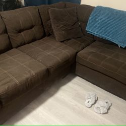 Brown Sectional