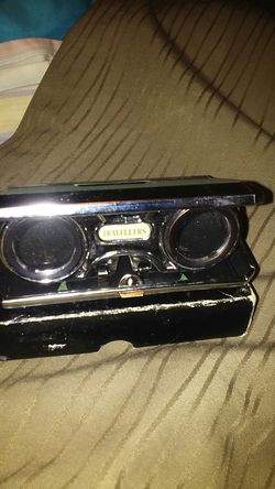 Vintage travelers compact opera binoculars