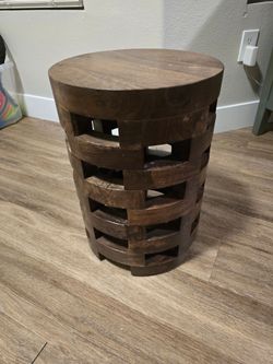 Teak Wood Accent Table