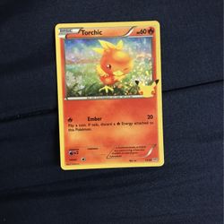 Shining Torchic 25th Mcdonalds Anniversary