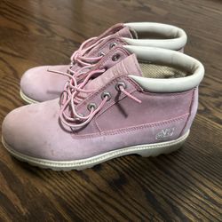 Pink Timberlands & Black Jordan’s 