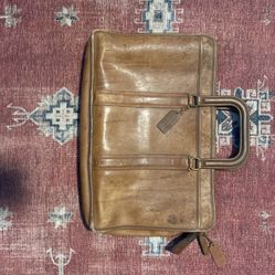 COACH Vintage Leather Slim Satchel