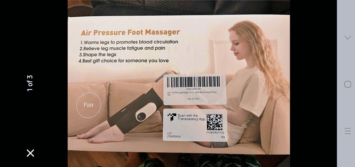 Air Pressure Leg Messager