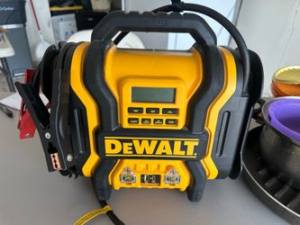 DeWalt portable jump starter and air compressor/power station