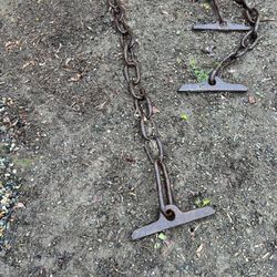 heavy duty chains from ship yard 
